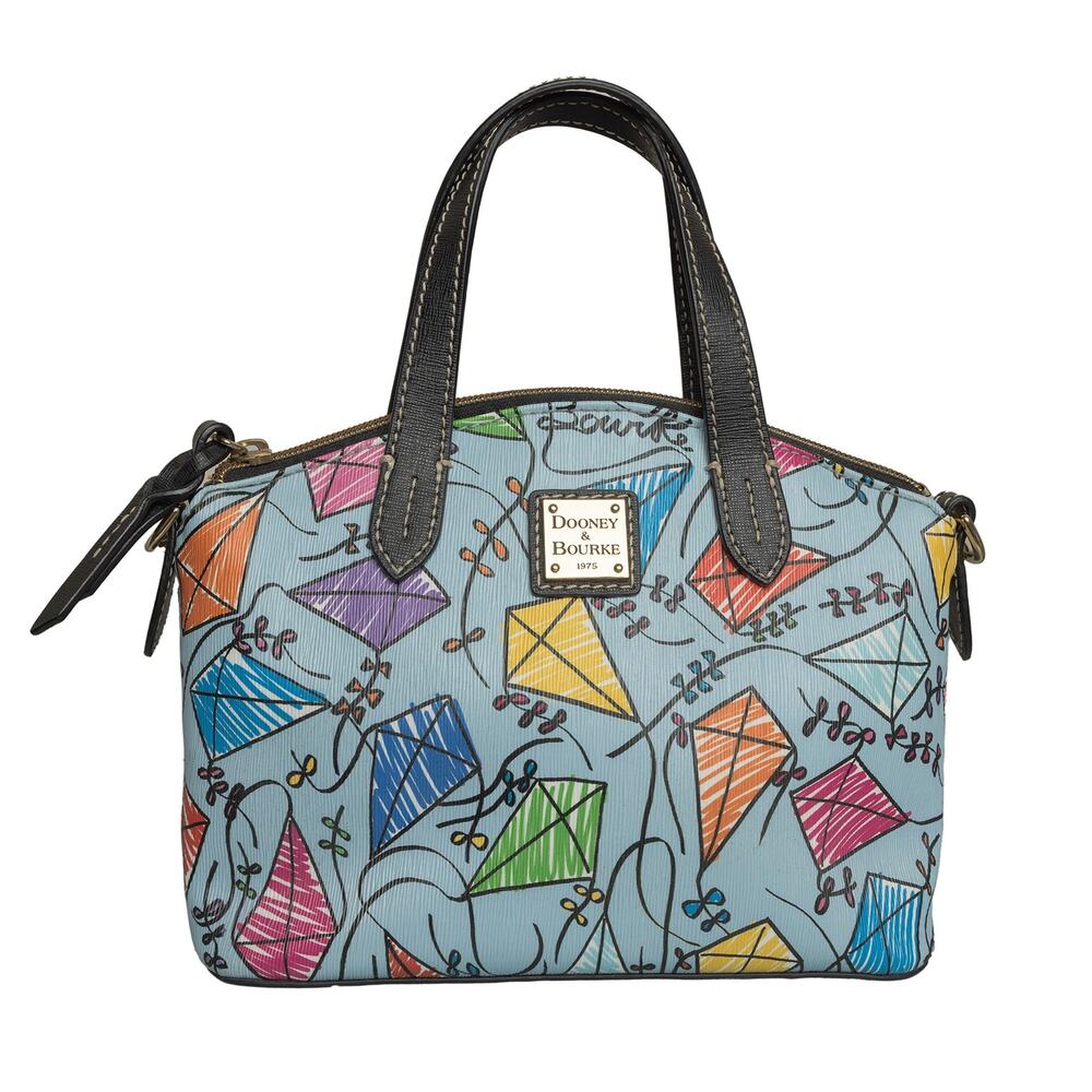 Women's Designer Dooney & Bourke Kites Mini Bitsy Domed Satchel CrossBody Purse